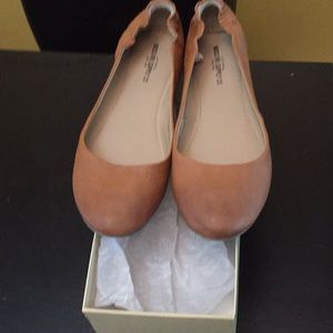 Mission Supply Co. brown faux leather flats